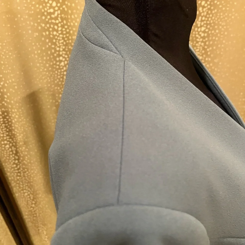 Calvin Klein Zip Up Slate Blue Blazer - Picture 5 of 8